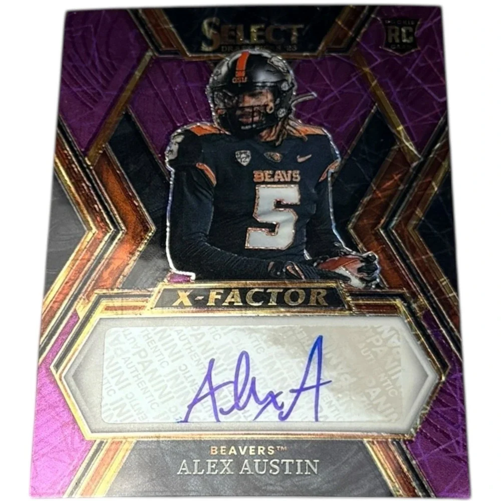 2023 Select Draft Picks X-Factor‎ Signatures Auto #XS-AAU Alex Austin Bills /89